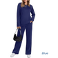 🔥LAST DAY SALE — 60% OFF! 👍✨Women's 2026 UK Casual Crew Neck Top & Drawstring Pants Set