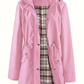 ⏳LAST DAY SALE 60% OFF !!📢🌧️💧Ultimate Plaid Waterproof Jacket for Women🍃Unleash Style and Durability in Any Storm!