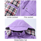 ⏳LAST DAY SALE 60% OFF !!📢🌧️💧Ultimate Plaid Waterproof Jacket for Women🍃Unleash Style and Durability in Any Storm!