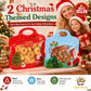 💖LAST DAY SALE 50% OFF!!🎁Easy Fill, Easy Seal🎄 Festive Self-Seal Treat Bags – Santa & Snowman Print | Resealable, Food-Safe & Perfect for Cookies, Chocolates & Little Gifts 🎅⛄