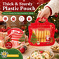 💖LAST DAY SALE 50% OFF!!🎁Easy Fill, Easy Seal🎄 Festive Self-Seal Treat Bags – Santa & Snowman Print | Resealable, Food-Safe & Perfect for Cookies, Chocolates & Little Gifts 🎅⛄