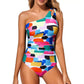 💥LAST DAY SALE 60% OFF🏖️👙One Shoulder One Piece Swimsuit For Women Tummy Control Bathing Suit