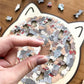 🏆Last day Special Price ￡10.99!!🎁🧩135-Piece Morandi-Colored Cat Shaped Wooden Jigsaw Puzzle