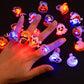 🔥🎃Spooky Season Hot Sale 50% OFF‼️✨LED Light Halloween Glowing Ring 💍| Flashing Light‑Up Party Favor for Halloween Night👻