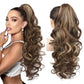 🥳2026 HOT SALE🥳💞50K+ SOLD!💜✨ 50% OFF! Clip-on Wavy Ponytail Extension – Natural big waves, tangle‑free & heat‑resistant. Instant volume in seconds! 🦚🎀