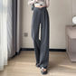👖 Lengths for Every Height🌷Last Day Sale 70% OFF!! 💥High-Waist Wide-Leg Pants with Frog Button Detail