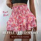😍LAST DAY SALE 49% OFF💕Lightweight Slimming Floral Ruffle Tiered Skirt✨
