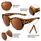 Hot Sale 49% OFF🕶️2026 New Oversized Cat Eye Sunglasses☀️Polarized UV400 Protection