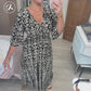 ❤️‍🔥2026 Summer Sale 49% OFF🌷Bohemian Casual Print V-neck Waist Wrap Long Dress