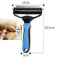 ⏳Limited Time Promotion 50% OFF 🎉 #1 in UK Pet Grooming 2026 🏆Professional Double-Sided Deshedding Brush for Dogs & Cats – Reduces Shedding by 90%💪