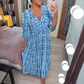 ❤️‍🔥2026 Summer Sale 49% OFF🌷Bohemian Casual Print V-neck Waist Wrap Long Dress