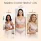 🔥2026 HOT SALE 60% Off💕 Jelly Wireless Womens Comfortable Wireless Bras Push Up Bralettes Seamless Tshirts Bras Deep V Everyday Bras