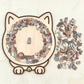 🏆Last day Special Price ￡10.99!!🎁🧩135-Piece Morandi-Colored Cat Shaped Wooden Jigsaw Puzzle