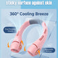 🥳2026 HOT SALE🥳💞50K+ SOLD!🍃💨 50% OFF! Neck Air Conditioner Fan – Ultra‑quiet, 360° rotating, 3 speeds. Hands‑free cooling, long battery. 😎🌬️🌬️