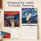 💥New Product 50% Off🎁🐱 2027 Cat Art Calendar — 12 Masterpieces Reimagined With A Curious Feline Twist