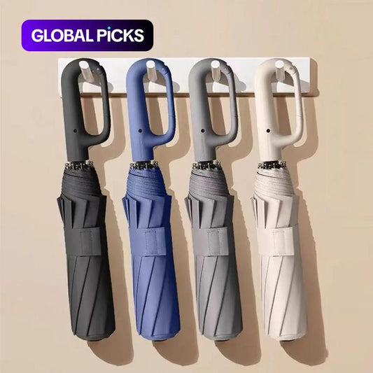 🔥LAST DAY SALE ONLY ￡11.99!!🔥The UK’s Go-To Foldable Umbrella: Auto Open, Stormproof & UV-Blocking ☔☀️Compact, Durable & Perfect for British Weather – No More Soaked Commutes!🛡️🇬🇧
