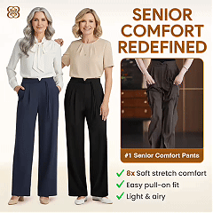 👖 Lengths for Every Height🌷Last Day Sale 70% OFF!! 💥High-Waist Wide-Leg Pants with Frog Button Detail