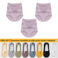 ⏰💖Last Day-Buy 1 Get 3 Packs‼️💖Plus-Size High-Waist Cross Tummy Control Panties✨
