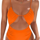 🥳2026 HOT SALE 50% OFF🔥Cut-Out Tummy Control One Piece Swimsuit