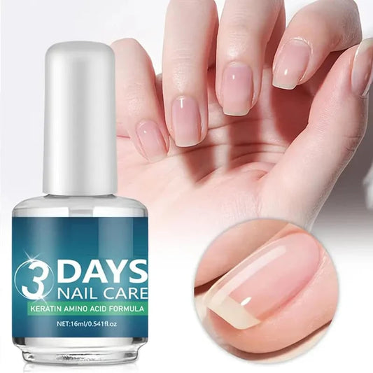 💝LAST DAY - BUY 1 GET 1 FREE!!💝3 Days Nail Care - Keratin Amino Acid Formula, Suitable for Soft and Fragile Nails