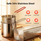 🎁2026 New Arrivals 50% OFF💥R304 Stainless Steel Multifunctional Fryer