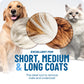 ⏳Limited Time Promotion 50% OFF 🎉 #1 in UK Pet Grooming 2026 🏆Professional Double-Sided Deshedding Brush for Dogs & Cats – Reduces Shedding by 90%💪