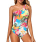 💥LAST DAY SALE 60% OFF🏖️👙One Shoulder One Piece Swimsuit For Women Tummy Control Bathing Suit
