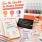 🏆 Last Day Special Price £8.99!🎄🎁Glitter Gel Pen Set – Smooth Writing 🎨