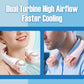 🥳2026 HOT SALE🥳💞50K+ SOLD!🍃💨 50% OFF! Neck Air Conditioner Fan – Ultra‑quiet, 360° rotating, 3 speeds. Hands‑free cooling, long battery. 😎🌬️🌬️