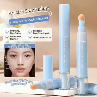 🖌️✨LAST DAY SALE BUY 1  GET 1 FREE!!💙🎨 50% OFF! Dual Concealer Pen – Covers dark circles & spots, 24hr hydration.