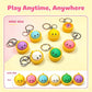 🔥 LAST DAY 60% OFF🔥  Cute Dumpling Pressable Fidget Keychain - touch sensing light
