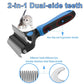 ⏳Limited Time Promotion 50% OFF 🎉 #1 in UK Pet Grooming 2026 🏆Professional Double-Sided Deshedding Brush for Dogs & Cats – Reduces Shedding by 90%💪