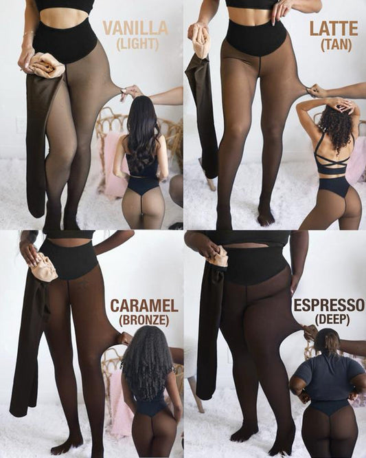 🔥Hot Sale 50% OFF!!⚡50K+ SOLD!❄️One-Seam The-original Magic Fleece Lined Leggings✨