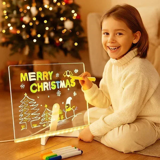 ⏳LAST DAY SALE 49% OFF !! 🎨LED Note Board🎁Buy 1 Get 7 Colour Pens For Free