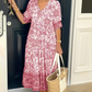 💝2026 Hot Sale 50% OFF💝👗V-neck Cozy Bohemian Latest Style Dress✨