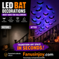 🎃Halloween ✨️Surprise 50% Off！🦇Best Atmosphere‑Boosting Decor！🎃Bats Descend On Your Home！🦇✨3D Bat LED Wall Light Decor