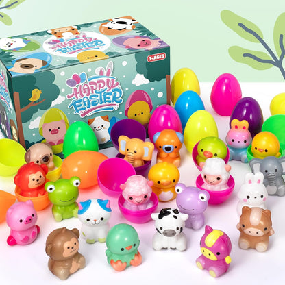 🔥Last Day Special Price ￡8.99!!⚡50K+ SOLD🎁12/24PCS Easter Eggs Prefilled Slow Rising Squishy Toys