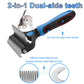 ⏳Limited Time Promotion 50% OFF 🎉 #1 in UK Pet Grooming 2026 🏆Professional Double-Sided Deshedding Brush for Dogs & Cats – Reduces Shedding by 90%💪
