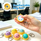 🔥 LAST DAY 60% OFF🔥  Cute Dumpling Pressable Fidget Keychain - touch sensing light