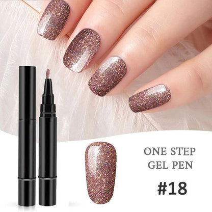 💅 Limited Time Buy 1 Get 1 Free - £7.99! ✨One Step Nail Gel Pen🎨