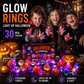 🔥🎃Spooky Season Hot Sale 50% OFF‼️✨LED Light Halloween Glowing Ring 💍| Flashing Light‑Up Party Favor for Halloween Night👻