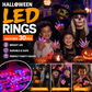 🔥🎃Spooky Season Hot Sale 50% OFF‼️✨LED Light Halloween Glowing Ring 💍| Flashing Light‑Up Party Favor for Halloween Night👻