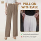 👖 Lengths for Every Height🌷Last Day Sale 70% OFF!! 💥High-Waist Wide-Leg Pants with Frog Button Detail