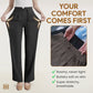 👖 Lengths for Every Height🌷Last Day Sale 70% OFF!! 💥High-Waist Wide-Leg Pants with Frog Button Detail