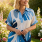 ⏰Hot Sale 49% OFF💃lapel-loose-printed-shirt-dress