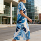 ⏰Hot Sale 49% OFF💃lapel-loose-printed-shirt-dress