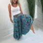 🌺2026 NEW SALES - 49% OFF🌺Ethnic Paisley Print Elastic Patchwork-Waist Lightweight Pants