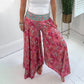 🌺2026 NEW SALES - 49% OFF🌺Ethnic Paisley Print Elastic Patchwork-Waist Lightweight Pants