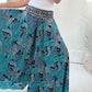 🌺2026 NEW SALES - 49% OFF🌺Ethnic Paisley Print Elastic Patchwork-Waist Lightweight Pants