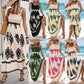 🎉Hot Promotion 50% OFF🛍️Women’s Summer Print Sleeveless Flowy Long Dress